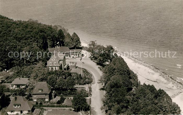 Travemuende Ostseebad Seetempel Golfhotel Strand Fliegeraufnahme