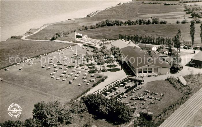 Travemuende Ostseebad Hermannshoehe Cafe Restaurant Fliegeraufnahme