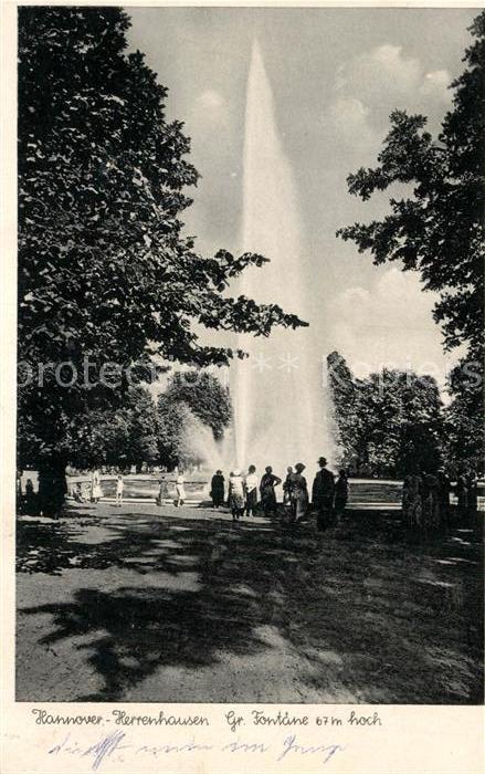 Herrenhausen Hannover Grosse Fontaene