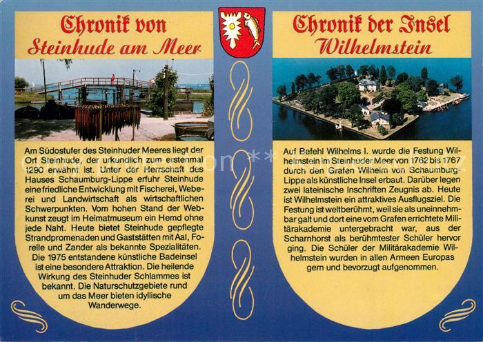 Steinhude Bruecke Aalraeucherei Insel Wilhelmstein Fliegeraufnahme Chronik