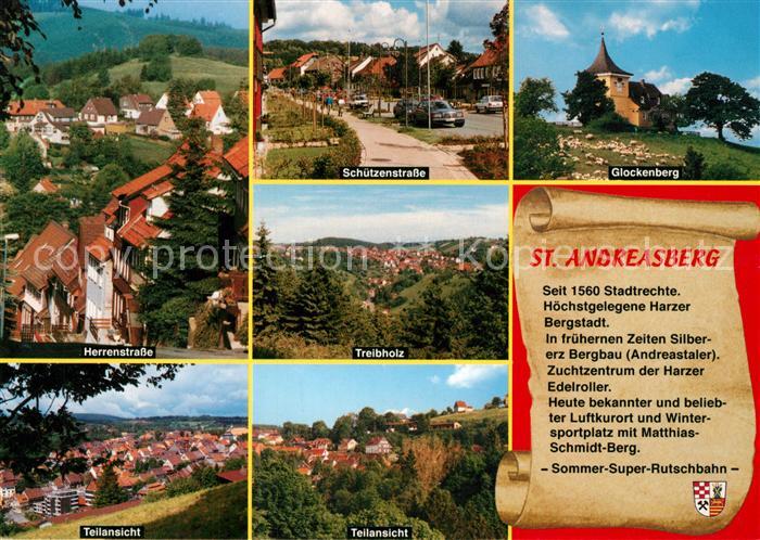 St Andreasberg Harz Strassenpartie Glockenberg Teilansichten Treibholz Landschaf