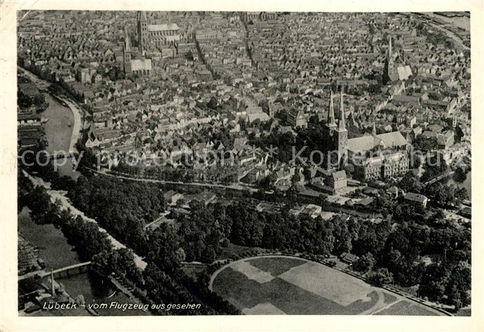 Luebeck Fliegeraufnahme