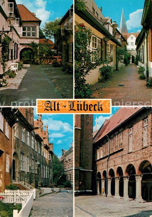 Alt Luebeck Partien in der Altstadt