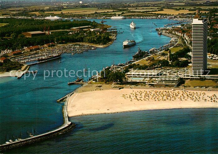 Travemuende Ostseebad Fliegeraufnahme