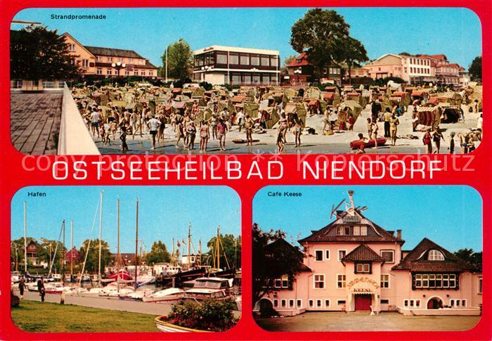 Niendorf Ostseebad Strandpromenade Hafen Cafe Keese