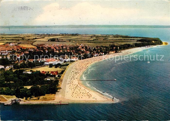 Travemuende Ostseebad Fliegeraufnahme