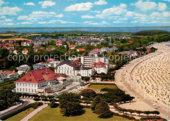 Travemuende Ostseebad Casino Hotels Strand Fliegeraufnahme