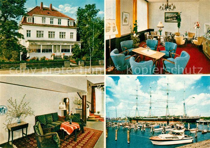 Priwall Travemuende Kurhotel Feyerabend Hafen Segelschulschiff