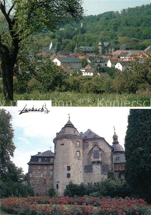 Laubach Hessen Blick von der Helle Schloss