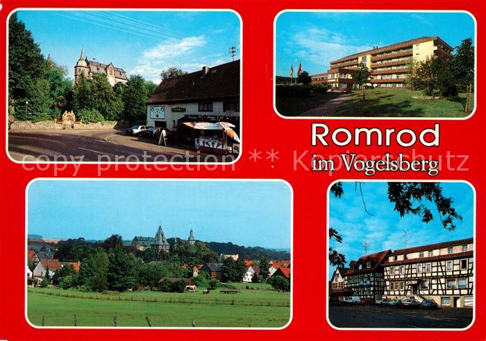 Romrod Teilansichten Schloss Hotel Fachwerkhaus