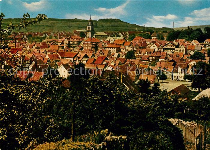 Lauterbach Hessen Stadtbild mit Kirche