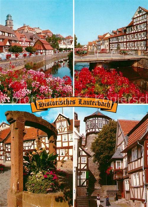 Lauterbach Hessen Ortsmotive Altstadt Fachwerkhaeuser