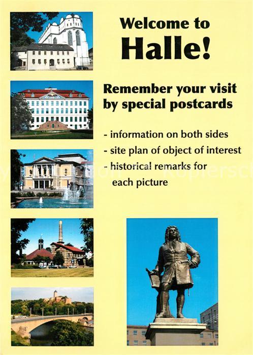 Halle Saale Dom Frankesche Stiftungen Opernhaus Halloren und Salinemuseum Burg G
