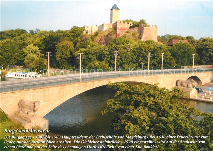 Giebichenstein Halle Saale Burg Salle Bruecke Chronik