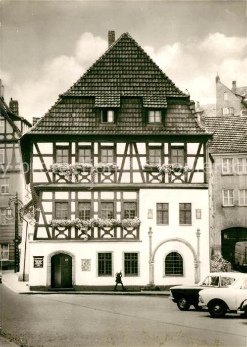 Eisenach Thueringen Lutherhaus Fachwerkhaus Historisches Gebaeude