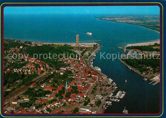 Travemuende Ostseebad Fliegeraufnahme