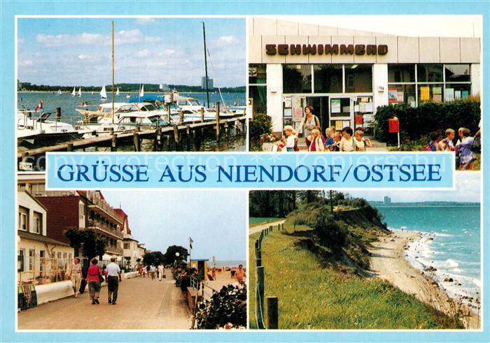 Niendorf Ostseebad Hafen Schwimmbad Strandpromenade Steilufer
