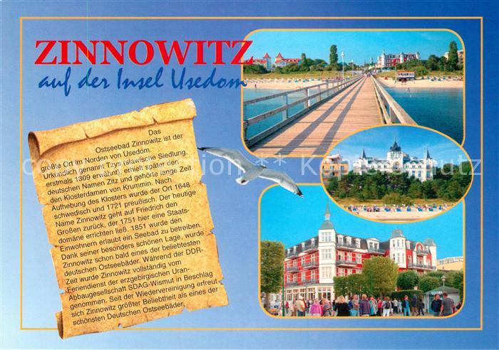 Zinnowitz Ostseebad Seebruecke Ferienheime Hotels Chronik