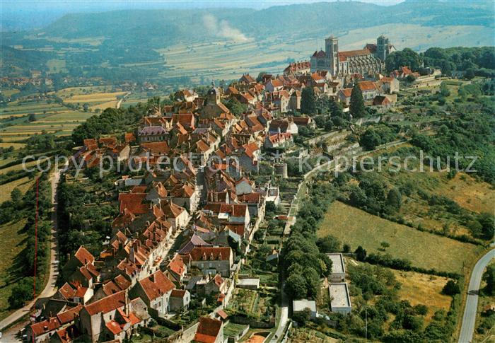 Vezelay Fliegeraufnahme