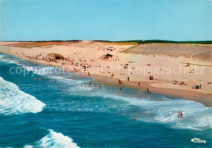 Carcans Ocean Fliegeraufnahme Strand