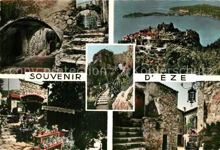 Eze-sur-Mer Altstadt Kueste