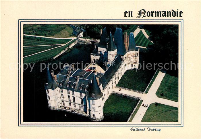 Normandie Region Le Chateau d_O Fliegeraufnahme