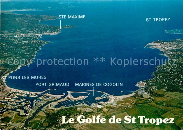 Saint Tropez Var Fliegeraufnahme Golf