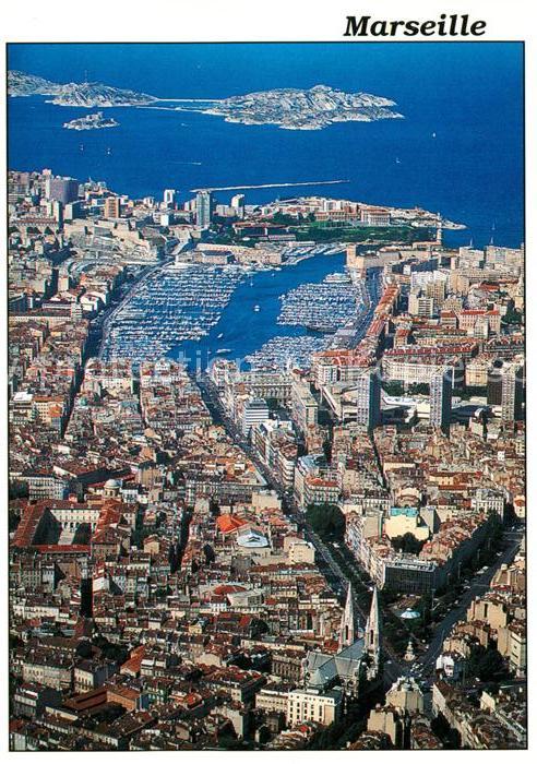 Marseille Bouches-du-Rhone Fliegeraufnahme