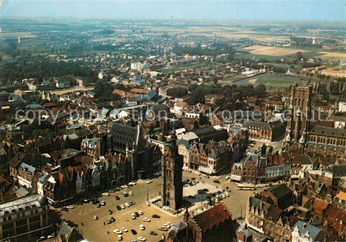 Bethune Fliegeraufnahme Grande Place Le Beffro