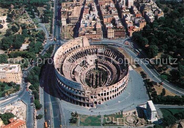 Roma Rom Fliegeraufnahme Colosseum
