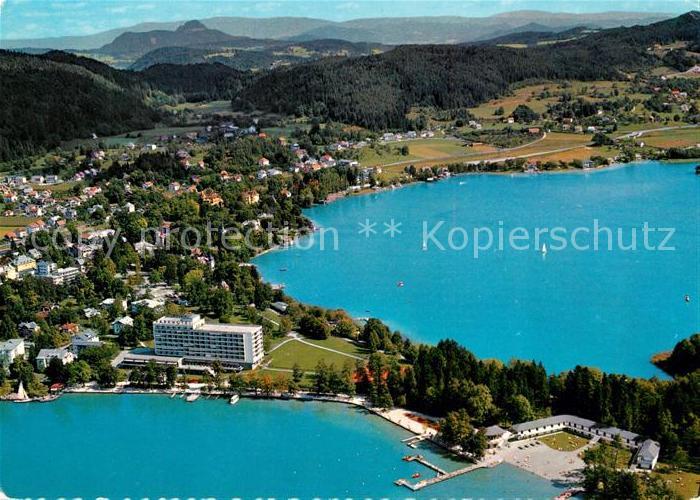 Poertschach Woerthersee Fliegeraufnahme