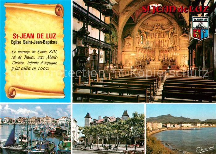 Saint-Jean-de-Luz Hafen Kirche Saint Jean Baptiste