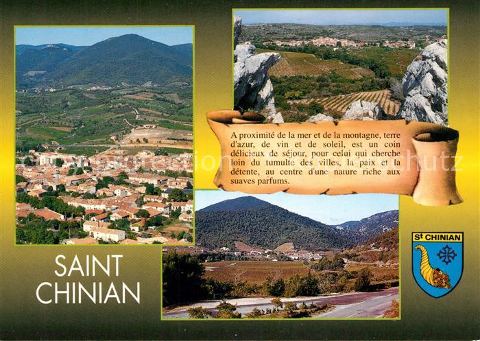 Saint-Chinian Fliegeraufnahme