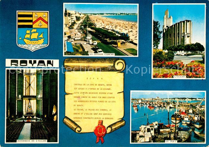 Royan 17 Kirchen Altarraum Strand Strandpromenad