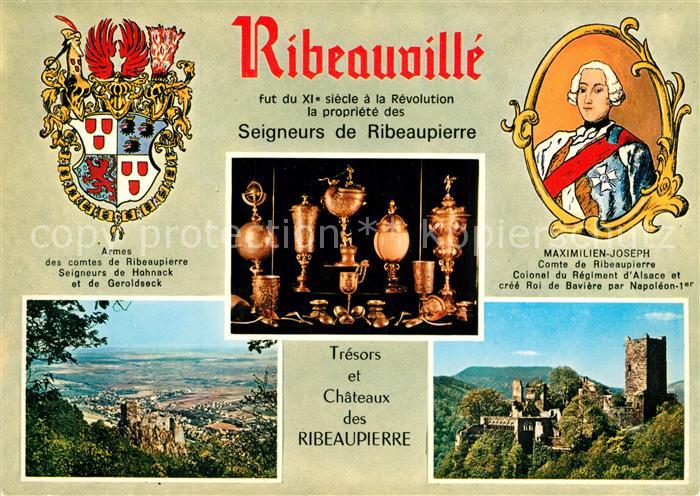 Ribeauville Haut Rhin Elsass Panorama Portrait Maximilien Joseph Comte de Rebeau