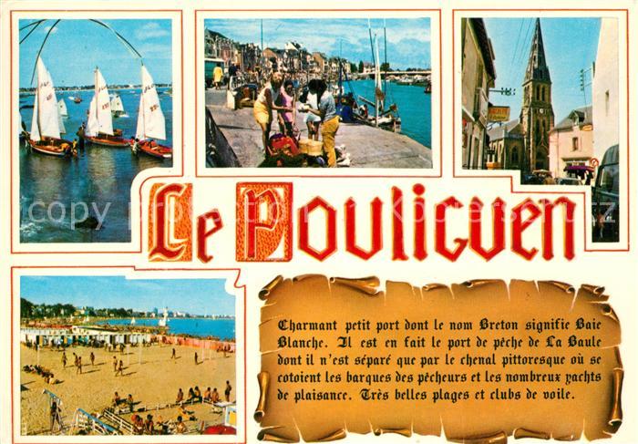 Le Pouliguen Segelboote Hafen Strand Kirche Chronik