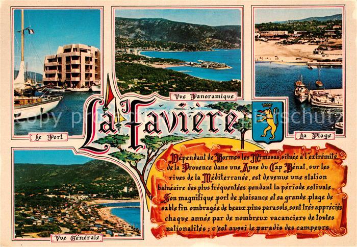 La Faviere Bormes Hafen Panorama Strand Fliegeraufnahme