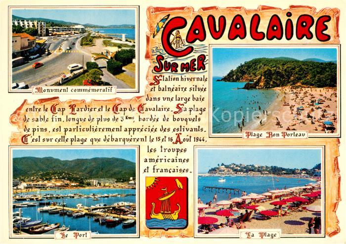 Cavalaire-sur-Mer Monument commemmoralif Strand Bon Porteau Hafen