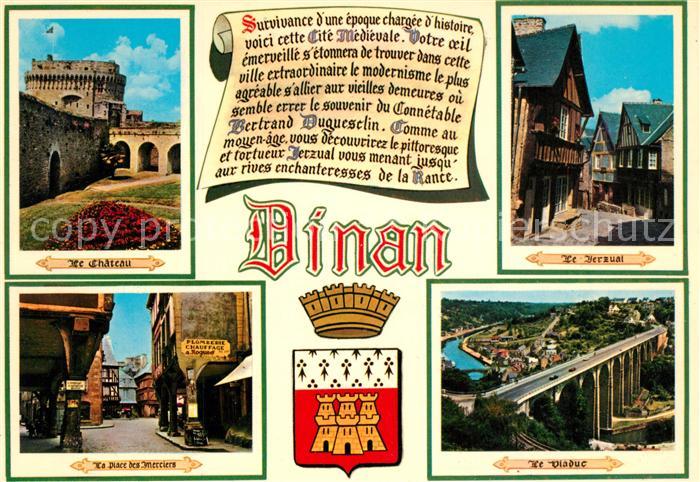Dinan 22 Chateau Viaduct Altstadt Place des Merc