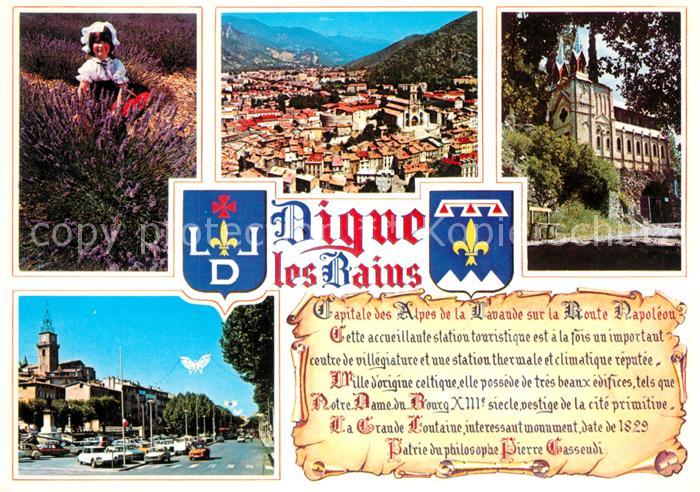 Digne-les-Bains Panorama Kathedrale Stadtansicht Chronik