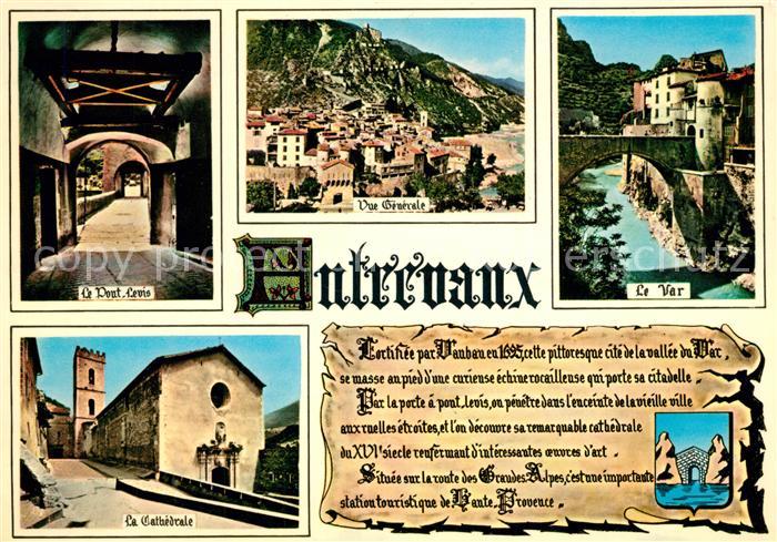 Entrevaux Pont Levis Le Var Cathedrale Panorama C