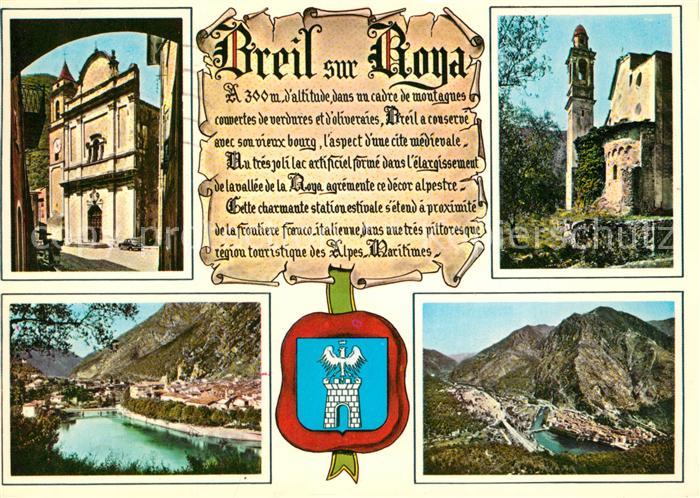 Breil-sur-Roya Kirche Schloss Panoramen Chronik