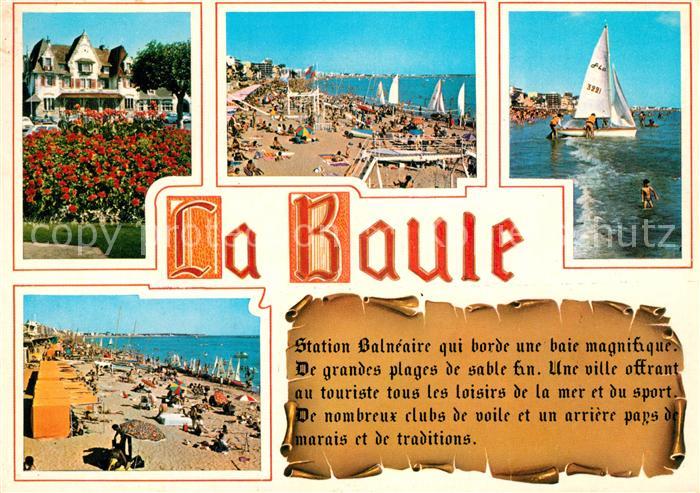 La Baule-Escoublac Strand Segelboote Park Chronik