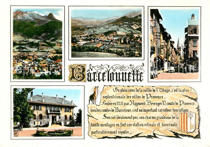 Barcelonnette Panoramen Stadtansichten Chronik