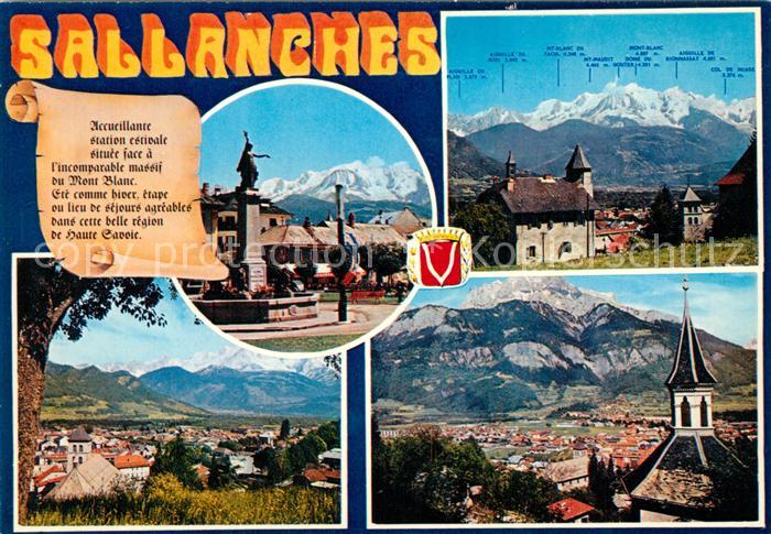 Sallanches Divers aspects de la ville Montagnes Alpes