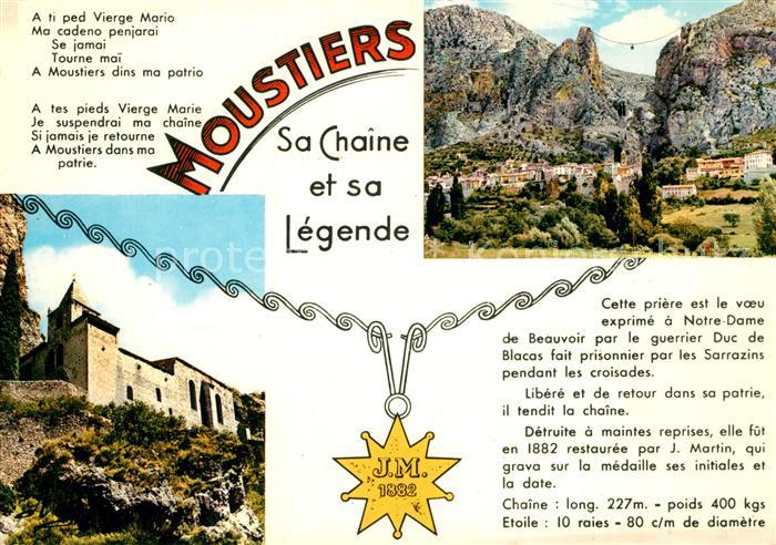 Moustiers-Sainte-Marie Sa Chaine et sa Legende Eglise Montagne