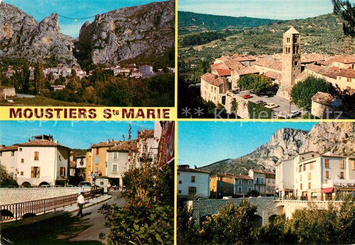 Moustiers-Sainte-Marie Gorges du Verdon divers aspects de la ville Eglise