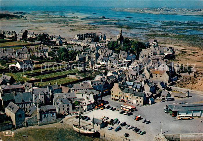 Roscoff et l'Ile de Batz vue aérienne