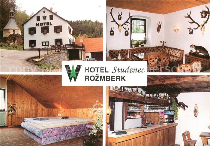 Rozmberk nad Vltavou Hotel Studenec Bar Jagdzimmer Fremdenzimmer