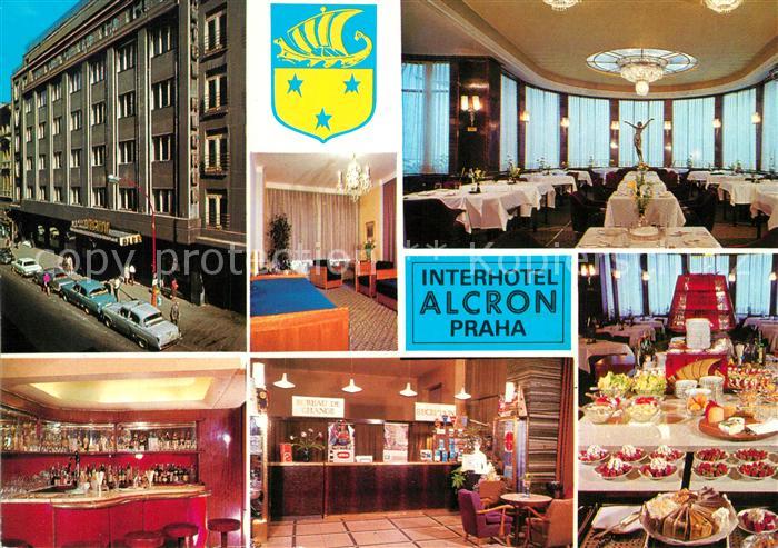 Praha Prahy Prague Interhotel Alcron Restaurant Buffet Bar Rezeption